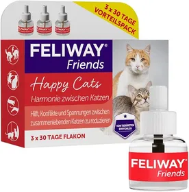 Comparer les prix de Feliway Friends Diffuseur & Recharge pour chat 2 x 3 Recharges seules