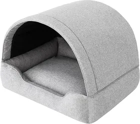 Meilleurs prix pour Panier pour chien, maison pour chien en tissu, grotte pour chat, niche pour chien, corbeille pour chien, cendre, XL : 82x58 cm