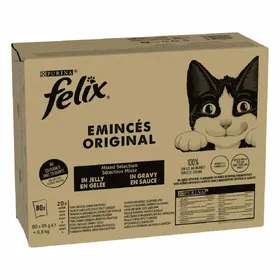 Meilleurs prix pour Mégapack Felix Classic lot mixte viande & poisson - Pâtée pour chat