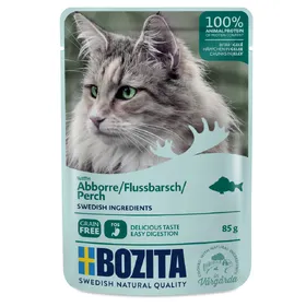 Meilleurs prix pour Bozita Bouchées en gelée perche commune - Pâtée pour chat