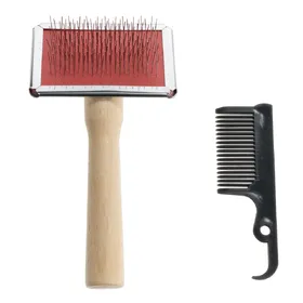 Comparer les prix de Brosse et peigne de nettoyage pour chien et chat - L 12 x l 5,5 cm