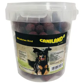 Comparer les prix de Caniland Saucisses de bœuf arôme fumé - Friandises pour chien