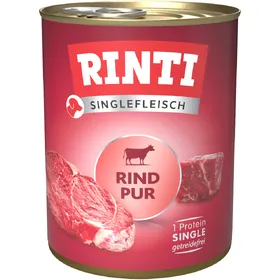 Meilleurs prix pour Lot RINTI Viande Pure 24 x 800 g pour chien - pur bœuf