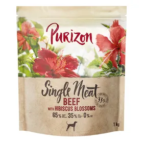 Meilleurs prix pour Croquettes Purizon bœuf et hibiscus, pour chiens