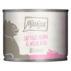 Meilleurs prix pour MjAMjAM 24 x 200 g pour chat - poulet, saumon sauvage