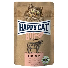 Meilleurs prix pour Happy Cat Bio bœuf bio - Pâtée pour chat