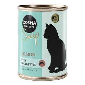 Meilleurs prix pour Cosma Soup 6 x 100 g - saumon, courgette