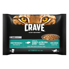 Meilleurs prix pour Crave Adult thon en sauce - Pâtée pour chat