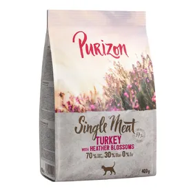 Comparer les prix de Single Meat dinde, fleurs de bruyère sans céréales Purizon Croquettes pour chat : -20 % !