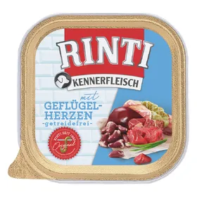 Comparer les prix de 300g RINTI viande de connaisseur cœurs de volaille nourriture pour chien humide