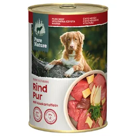 Meilleurs prix pour 400g Pure Nature Adult bœuf pur nourriture pour chien humide