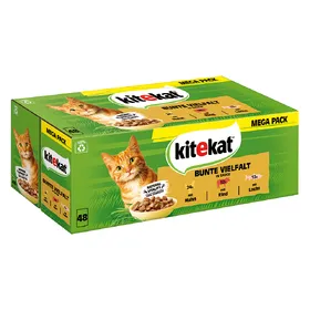 Meilleurs prix pour Kitekat Multipack Menu Gourmand en sauce 48x85 g