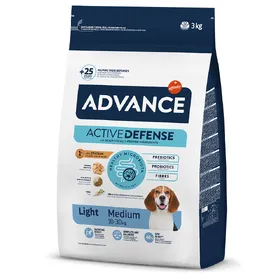 Comparer les prix de Advance Medium Light poulet pour chien - 3 kg