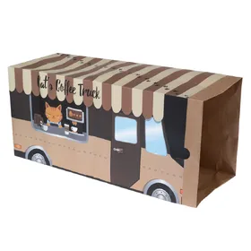 Comparer les prix de Tunnel en papier TIAKI Coffee Truck pour chat 27x 22x 60 cm