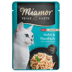 Meilleurs prix pour Lot Miamor Filets fins en sauce 24 x 100 g - poulet, thon