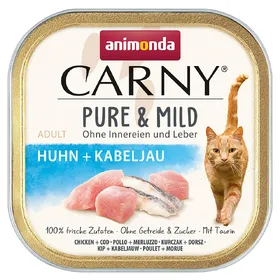 Meilleurs prix pour Lot animonda Carny Adult Pure & Mild 64 x 100 g - poulet, cabillaud
