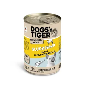 Comparer les prix de Menu gourmet Dogs’n Tiger 6 x 400 g - poulet, truite I Kitten