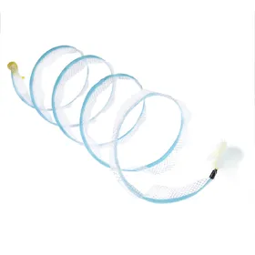 Comparer les prix de Ø 25 x 50 cm Tunnel en spirale pour chats TIAKI
