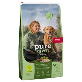 Meilleurs prix pour mera pure green Adult Vegan avoine, millet, fèves - 10&nbsp;kg
