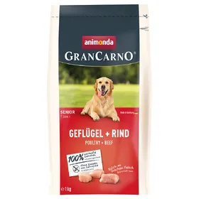 Meilleurs prix pour animonda GranCarno Senior volaille + bœuf pour chien 1 kg