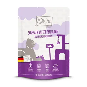 Comparer les prix de MjAMjAM 24 x 300 g pour chat - dinde