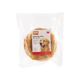 Comparer les prix de 1 x Ø 12,5 cm Anneau à mâcher au poulet Karlie, friandise pour chien