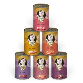 Comparer les prix de Kitty Cat Adult Pâte 6 x 400 g pour chat – lot mixte II (6 variétés)