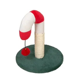 Meilleurs prix pour TIAKI Candy Cane Arbre à chat rouge / vert Chat