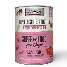 Meilleurs prix pour Adult viande de tête & carottes MAC's nourriture pour chien humide