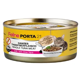 Comparer les prix de Feline Porta 21 12 x 156 g - thon, aloe vera
