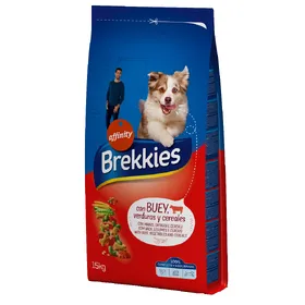 Comparer les prix de Brekkies Mix, bœuf - Croquettes pour chien