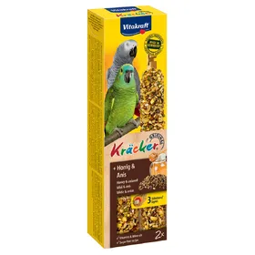 Meilleurs prix pour Friandises miel / anis Vitakraft Crackers, pour perroquet