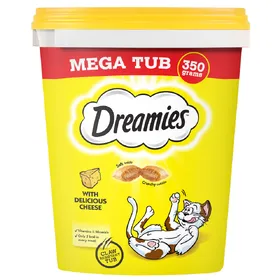 Meilleurs prix pour Mega Tub Catisfactions fromage - Friandises pour chat