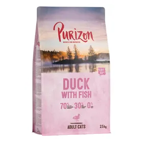 Comparer les prix de Purizon sans céréales Adult canard, poisson - Croquettes pour chat