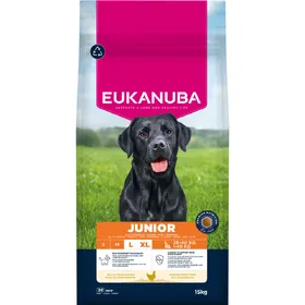 Comparer les prix de 15kg Eukanuba Premium Nutrition Junior Large & Giant Breed poulet sec