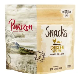 Meilleurs prix pour Friandises Purizon poulet, poisson sans céréales - Friandises pour chien