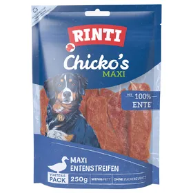 Comparer les prix de RINTI Chicko pour chien - 250 g, maxi morceaux de canard