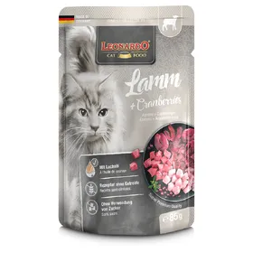 Meilleurs prix pour Leonardo Finest Selection 16 x 85 g - agneau, canneberges