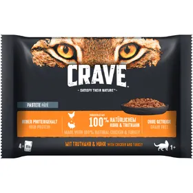 Meilleurs prix pour Crave Adult poulet, dinde - Pâtée pour chat