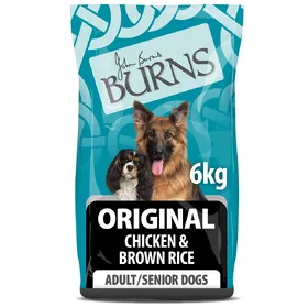 Meilleurs prix pour Original poulet, riz brun Burns croquettes pour chien