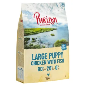 Comparer les prix de Purizon Puppy Large poulet, poisson - sans céréales pour chiot - 1 kg