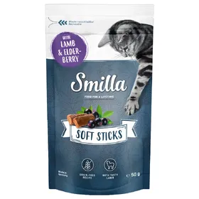 Meilleurs prix pour Smilla Soft Sticks agneau, sureau - Friandises pour chat
