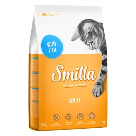 Meilleurs prix pour Smilla Adult poisson pour chat - 10 kg