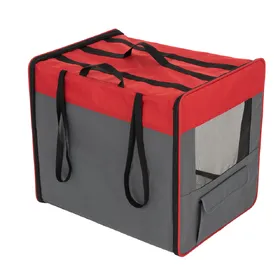 Comparer les prix de Niche pliable First Class Basic - taille XL : l 66 x P 96,5 x H 73,5 cm, rouge/gris