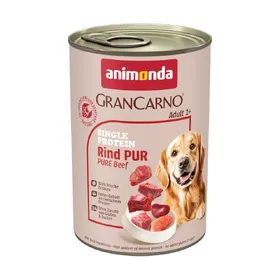 Meilleurs prix pour Adult Single Protein pur bœuf Animonda GranCarno - Pâtée pour chien + 1 boîtes offertes !