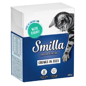 Comparer les prix de Smilla Bouchées en gelée sans céréales 6 x 380 g - lapin