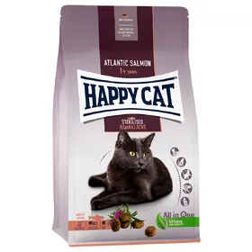 Comparer les prix de Happy Cat Sterilised Adult saumon de l'Atlantique - Croquettes pour chat