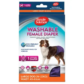 Comparer les prix de Couche lavable Simple Solution pour chien - taille L, 1 couche