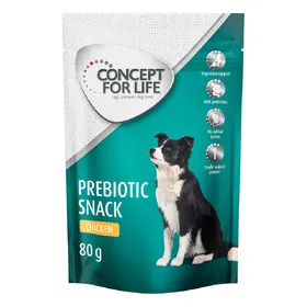 Comparer les prix de Concept for Life Prebiotic Snack poulet pour chien - 80 g