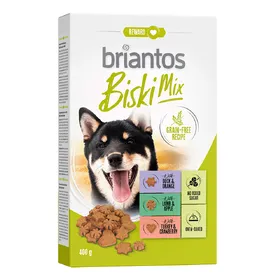 Comparer les prix de Briantos Biski Mix sans céréales pour chien - 2 x 400 g